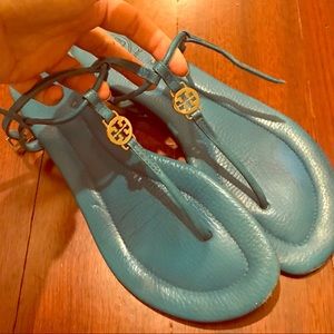 Tory Burch Blue Sandals